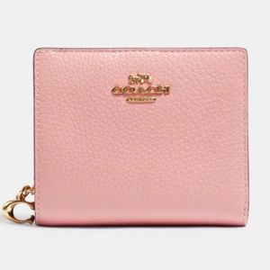 Authentic Coach NWT Snap Wallet in Pink Leather